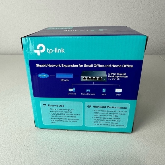 TP-Link 5-Port Gigabit Desktop Switch TL-SG105 - Picture 3 of 10